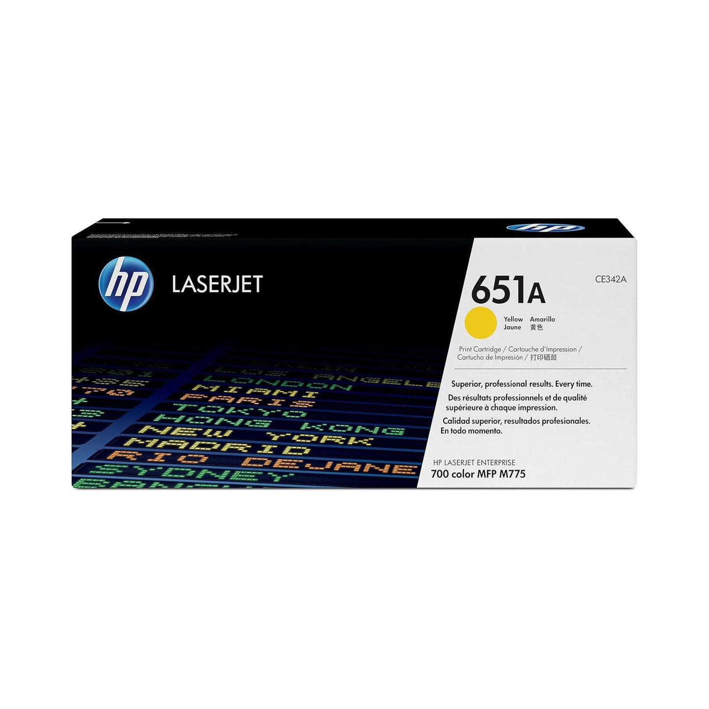 Toner Giallo Originale HP 651A CE342A per HP Color LaserJet Enterprise