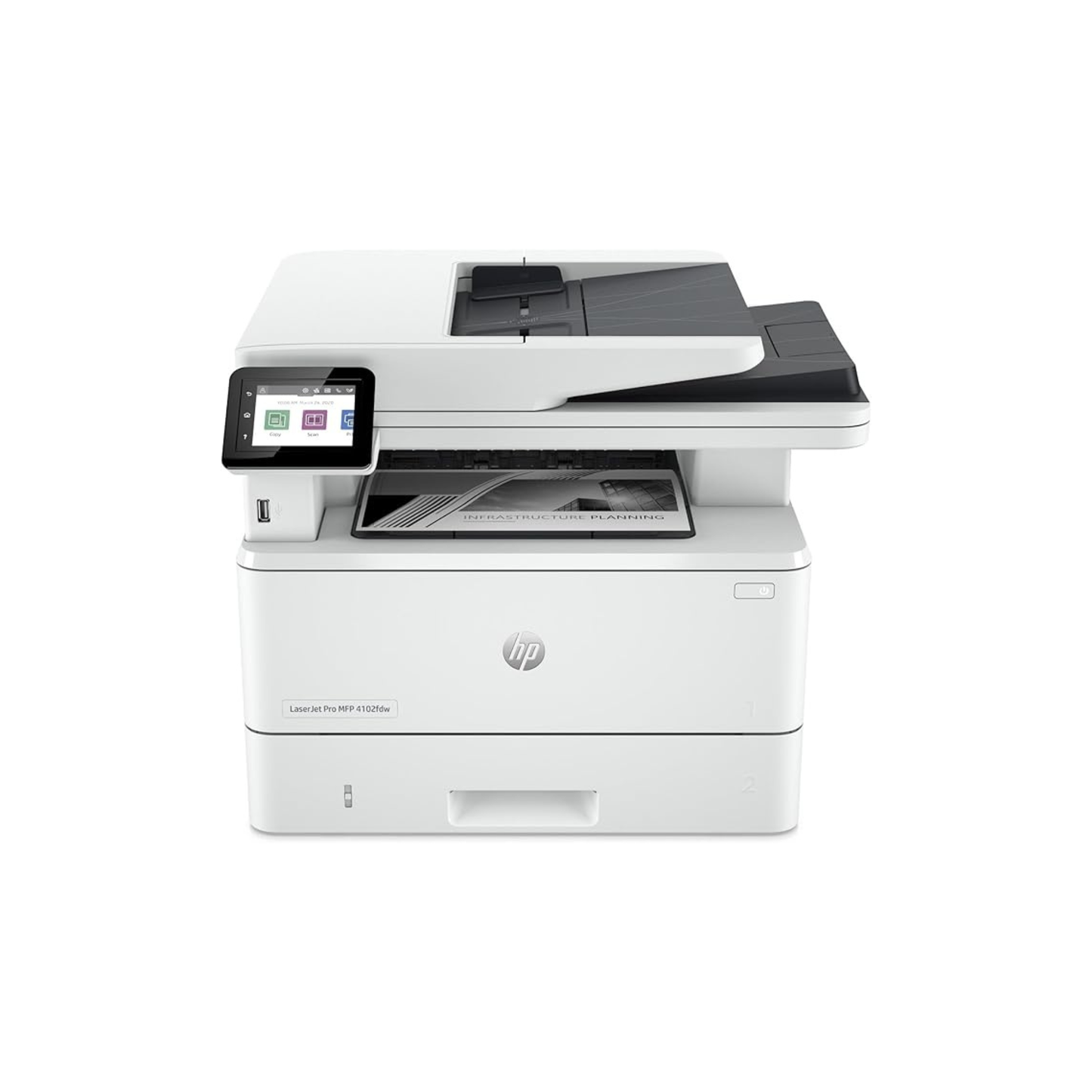 HP LaserJet Pro MFP 4102fdn (2Z623F) – Stampante Multifunzione A4 Monocromatica