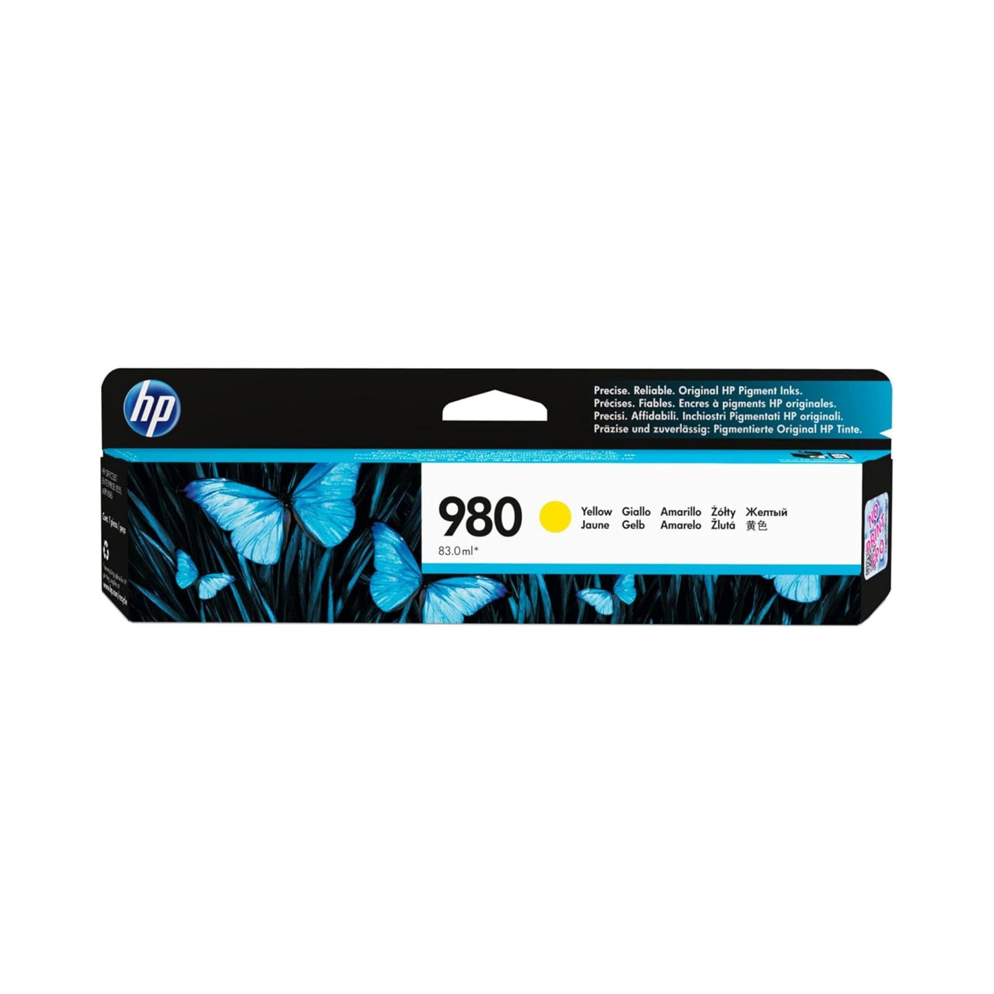 Cartuccia Giallo Originale HP 980 D8J09A - Inchiostro per HP OfficeJet Enterprise