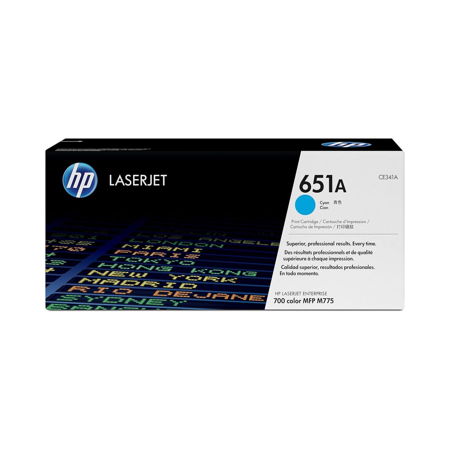 Toner Ciano Originale HP 651A CE341A per HP Color LaserJet Enterprise