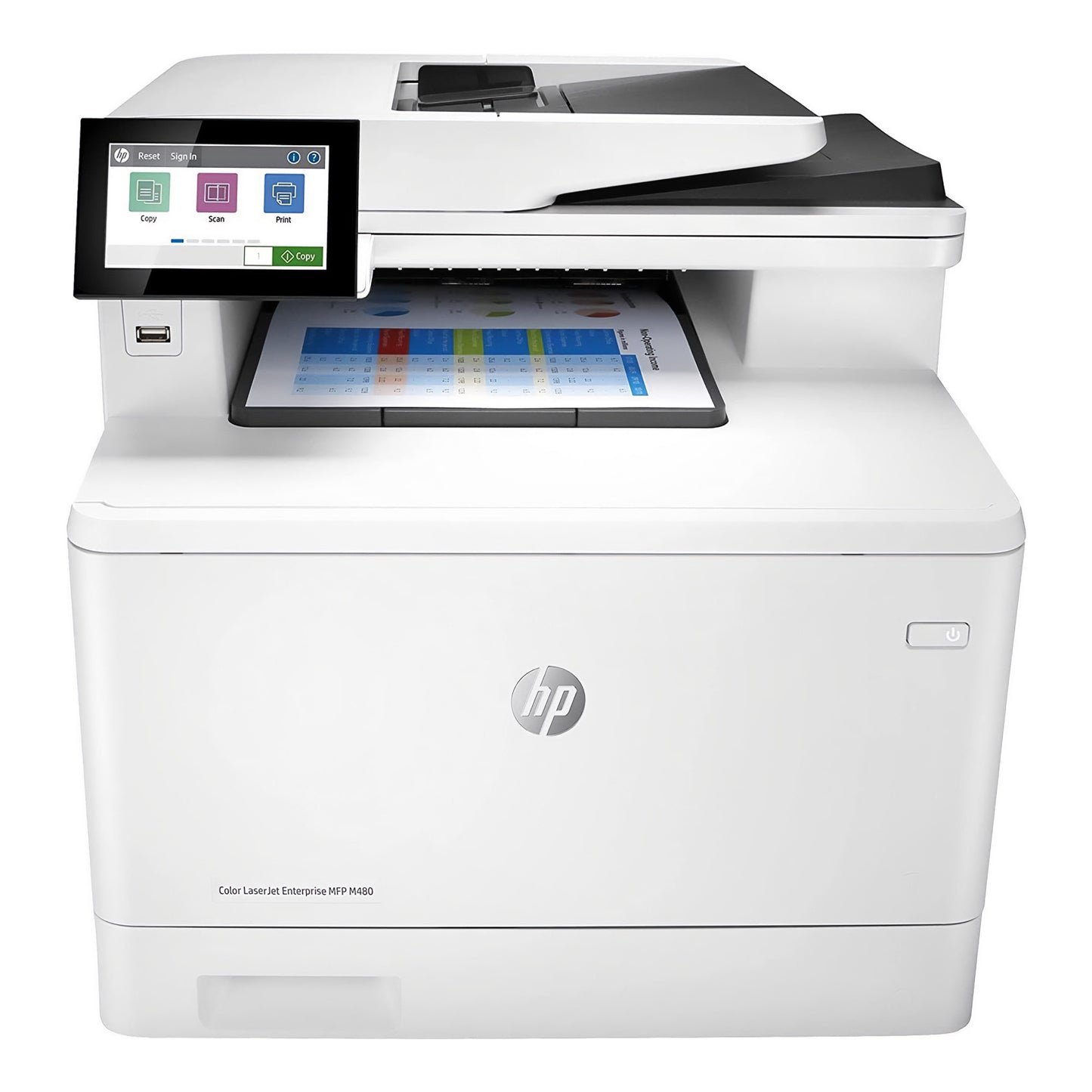 Stampante multifunzione HP Color LaserJet Enterprise M480f 3QA55A