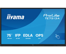 IIYAMA  75 uhd ir 40p touch ag with interactive android - Codice TE7513A-B1AG